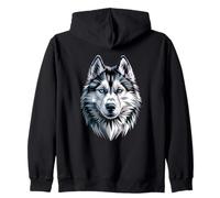 Motif Husky Amoureux des Chiens J'aime Les Huskys Sibériens Sweat à Capuche