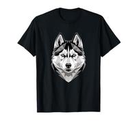 Motif Husky Amoureux des Chiens J'aime Les Huskys Sibériens T-Shirt