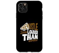 Motif Hustle Speaks Louder Brown Coque pour iPhone 11 Pro Max