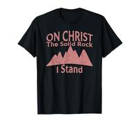 Motif hymne chrétien « on Christ The Solid Rock I Stand » T-Shirt