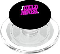 Motif I Could Never Pink PopSockets PopGrip pour MagSafe
