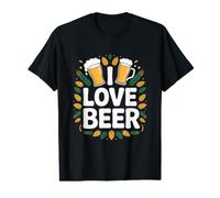 Motif « I Love Beer Celebration Cheers » T-Shirt Graphique avec Valeur