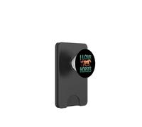 Motif I Love Horses Galop Joy PopSockets PopWallet pour MagSafe