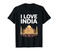 Motif I Love India Taj Mahal T-Shirt