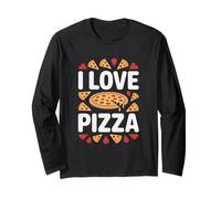 Motif I Love Pizza Fanatics Delight Manche Longue