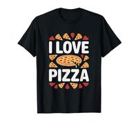 Motif I Love Pizza Fanatics Delight T-Shirt