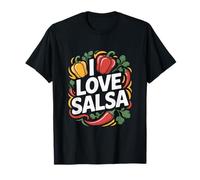 Motif I Love Salsa Peppers Chilies T-Shirt