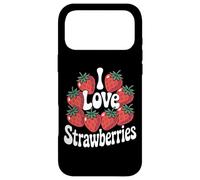 Motif I Love Strawberries Berry Fruit Coque pour iPhone 17 Pro Max