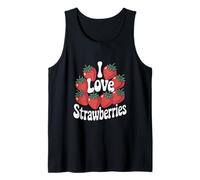 Motif I Love Strawberries Berry Fruit Débardeur