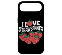 Motif I Love Strawberries Juicy Fruit Coque pour iPhone Air
