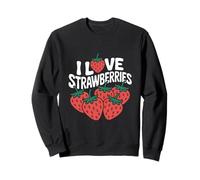 Motif I Love Strawberries Juicy Fruit Sweatshirt