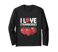 Motif « I Love Strawberries » Manche Longue