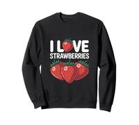 Motif « I Love Strawberries » Sweatshirt