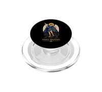 Motif icône Saint Michel Archange et Dragon PopSockets PopGrip pour MagSafe