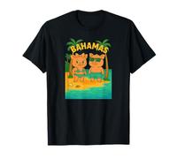 Motif île Tropicale des Bahamas T-Shirt
