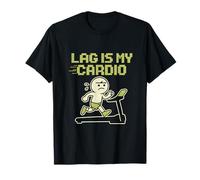 Motif imprimé Lag Is My Cardio Gamer T-Shirt