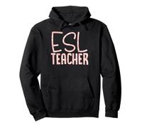 Motif imprimé léopard coloré pour Enseignant ESL Sweat à Capuche
