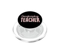 Motif imprimé léopard coloré pour Professeur de géographie PopSockets PopGrip pour MagSafe