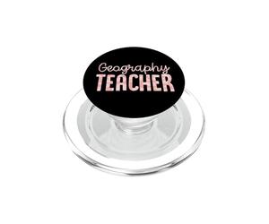 Motif imprimé léopard coloré pour Professeur de géographie PopSockets PopGrip pour MagSafe