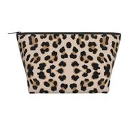 Motif imprimé léopard, Trousse de Toilette Trousse de Maquillage Sac à cosmétiques Trousse de Toilette de Voyage Portable