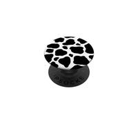 Motif imprimé Vache Peau d'animal Noir et Blanc Mignon PopSockets PopGrip Adhésif