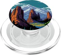 Motif Jardin des Dieux de Montagne Rouge PopSockets PopGrip pour MagSafe