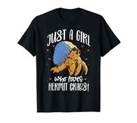 Motif Just A Girl Who Loves Hermite Crabs T-Shirt