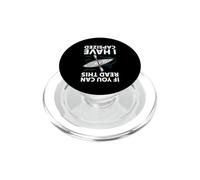 Motif Kayak Amusant « If You Can Read This I Have Capsized » PopSockets PopGrip pour MagSafe