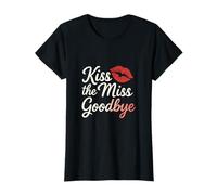 Motif Kiss The Miss Goodbye Wedding Party T-Shirt