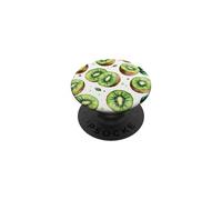 Motif Kiwi Tropical Estival Amusant Fruit Graphique Design PopSockets PopGrip Adhésif