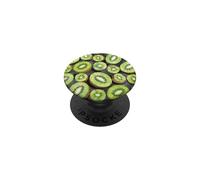 Motif Kiwi Tropical Estival Amusant Fruit Graphique Design PopSockets PopGrip Adhésif