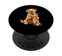 Motif Labrador Retriever Amusant pour Amoureux des Chiens PopSockets PopGrip Adhésif