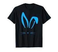 Motif lapin invisible bleu T-Shirt