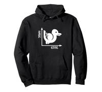 Motif Lapin ou Canard pour Un mathématicien ou Un Nerd Sweat à Capuche