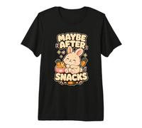Motif Lapin Peut-être après Le goûter T-Shirt Haut de Gamme
