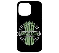 Motif légume Amusant pour Amoureux des Asperges Coque pour iPhone 14 Pro Max
