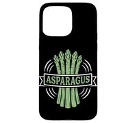 Motif légume Amusant pour Amoureux des Asperges Coque pour iPhone 15 Pro Max