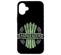 Motif légume Amusant pour Amoureux des Asperges Coque pour iPhone 16 Plus