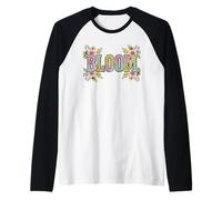 Motif léopard du Sud Fleur Sauvage Western Manche Raglan