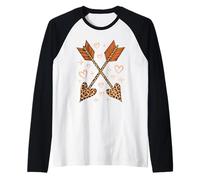Motif Léopard Flèches Tir À L’Arc Archer Arc Et Flèche Manche Raglan