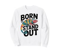 Motif lézard coloré « Born to Stand Out caméléon » Sweatshirt