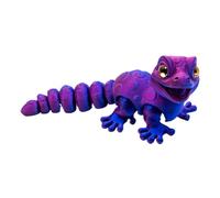 Motif lézard imprimé en 3D - statue décorative de lézard coloré anti-stress - jouet de bureau avec figurine reptiles pour filles et dortoir salon chambre à coucher