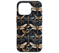 Motif Libellule - Style élégant - Motif Insectes Coque pour iPhone 16 Pro