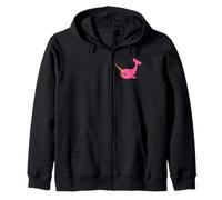 Motif Licorne Rose de la mer narval Sweat à Capuche