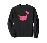 Motif Licorne Rose de la mer narval Sweatshirt