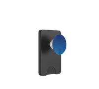 Motif Lignes Horizontales épaisses Bleu Roi PopSockets PopWallet pour MagSafe