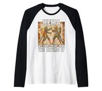 Motif Livre d'Heures Bouhourt - Combat de Chevaliers & Fans Manche Raglan