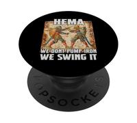 Motif Livre d'Heures Bouhourt - Combat de Chevaliers & Fans PopSockets PopGrip Adhésif