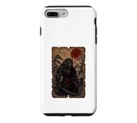 Motif Loup-Garou samouraï Japonais Ukiyo-e Cryptid Halloween Coque pour iPhone 7 Plus/8 Plus