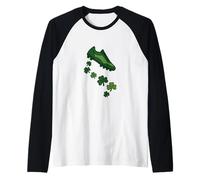 Motif Lucky Irish Football Trail Saint Patrick Manche Raglan